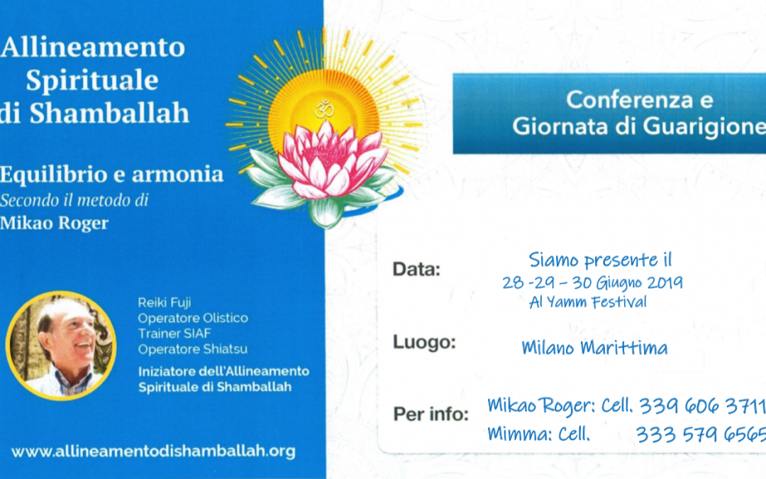 AL YAMM Festival – 28-29-30 Giugno Milano Maritima